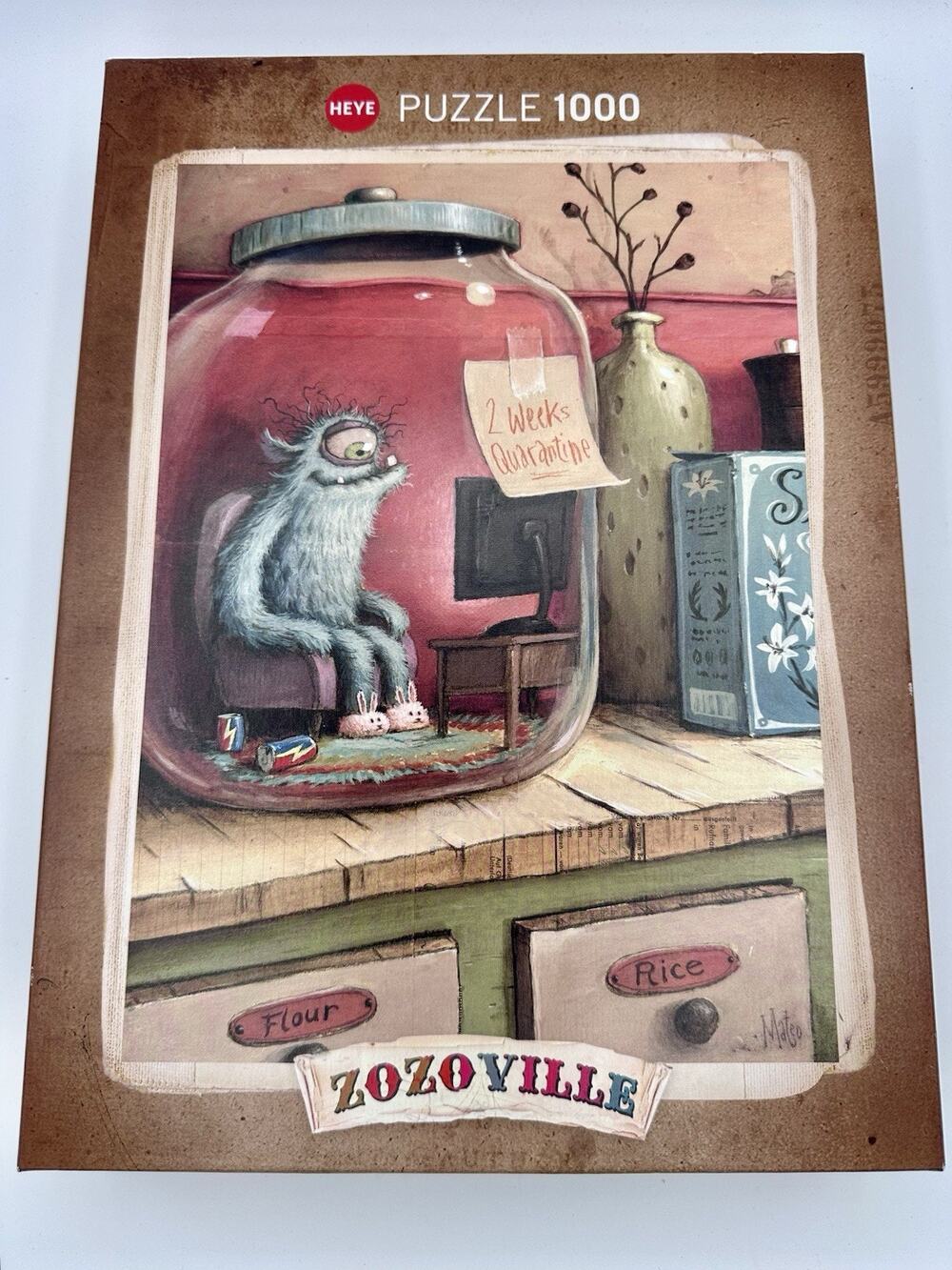 1000 Piece Jigsaw Puzzle - Zozoville: Jarantine | Heye NEW SEALED